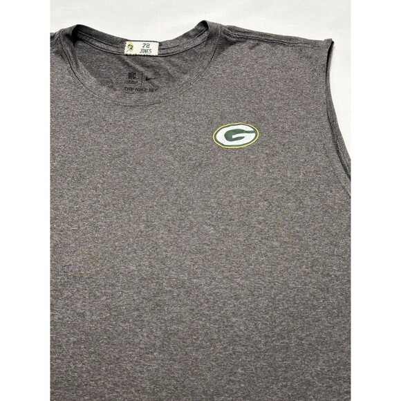 Green Bay Packers Team Issued Nike Team Tank Top Sleeveless Dri Fit NFL *READ - Picture 3 of 10